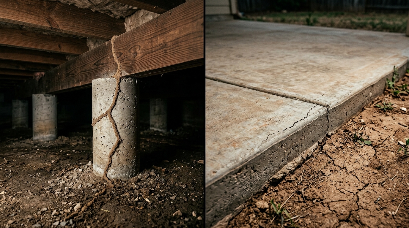 Pier and Beam vs. Slab Foundation — Which Has Higher Termite Risk in Texas?